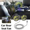 Car Seat Cooling Fan USB Dual Head Fan 360 Degree Rotation Neck Cooler Automotive Electric Fan 3 Speeds Car Accessories