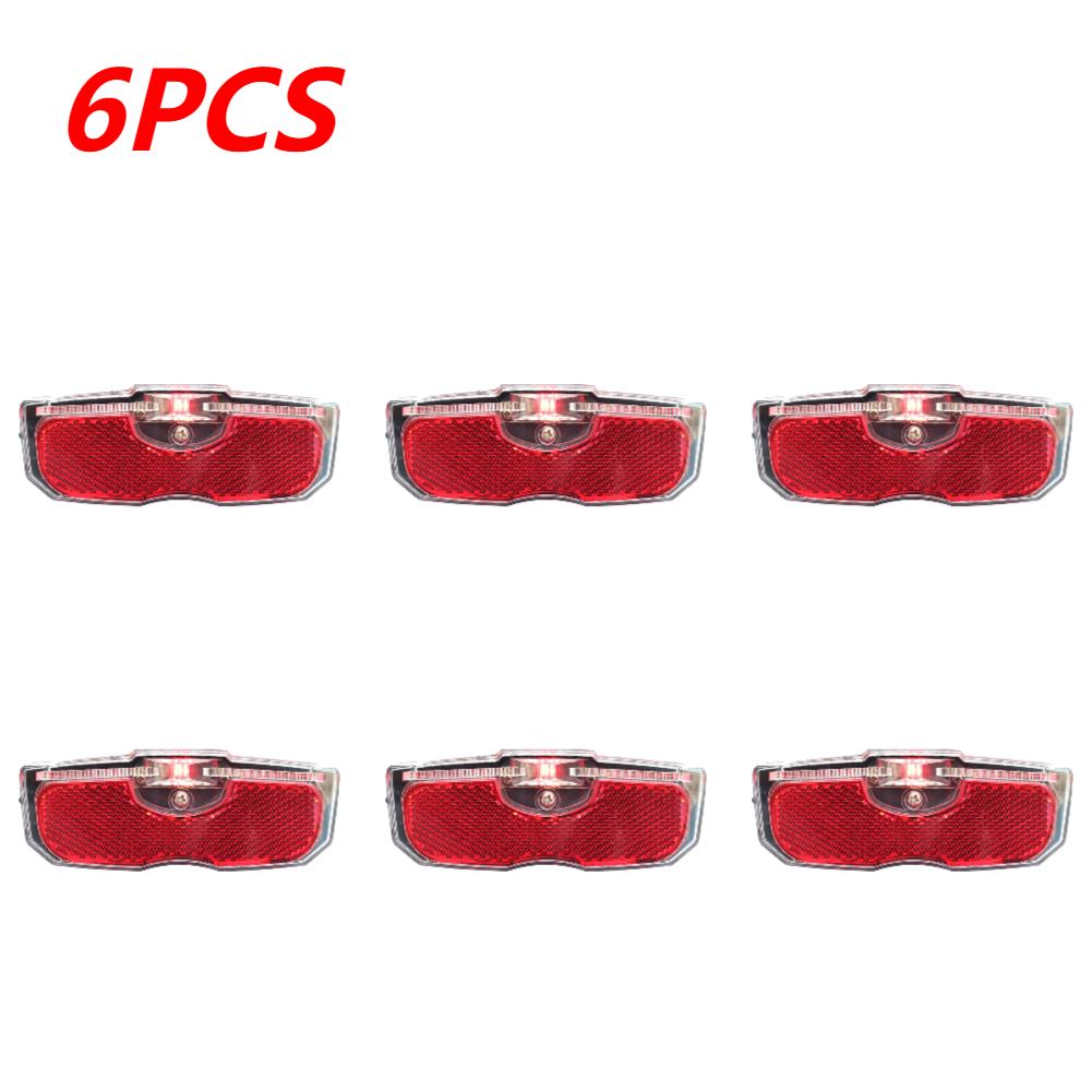 Bike Luggage Rack Light LED Mountain Bike Tail Light Waterproof Bicycle Rear Seat Reflective Taillight Night Ridding for Safety