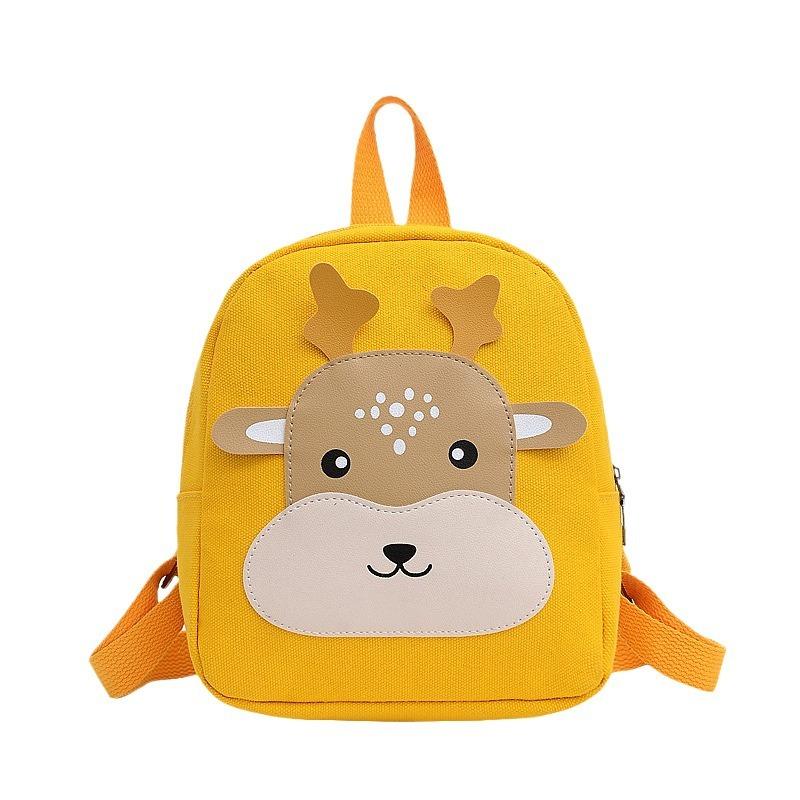 Schoolbag kindergarten cartoon children's bag 1-1 year old boy small backpack baby cute canvas bag super cute school bag