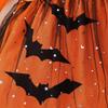European and American Halloween Cosplay Batwing Mesh Dress for Girls - Autumn Long-Sleeve Style