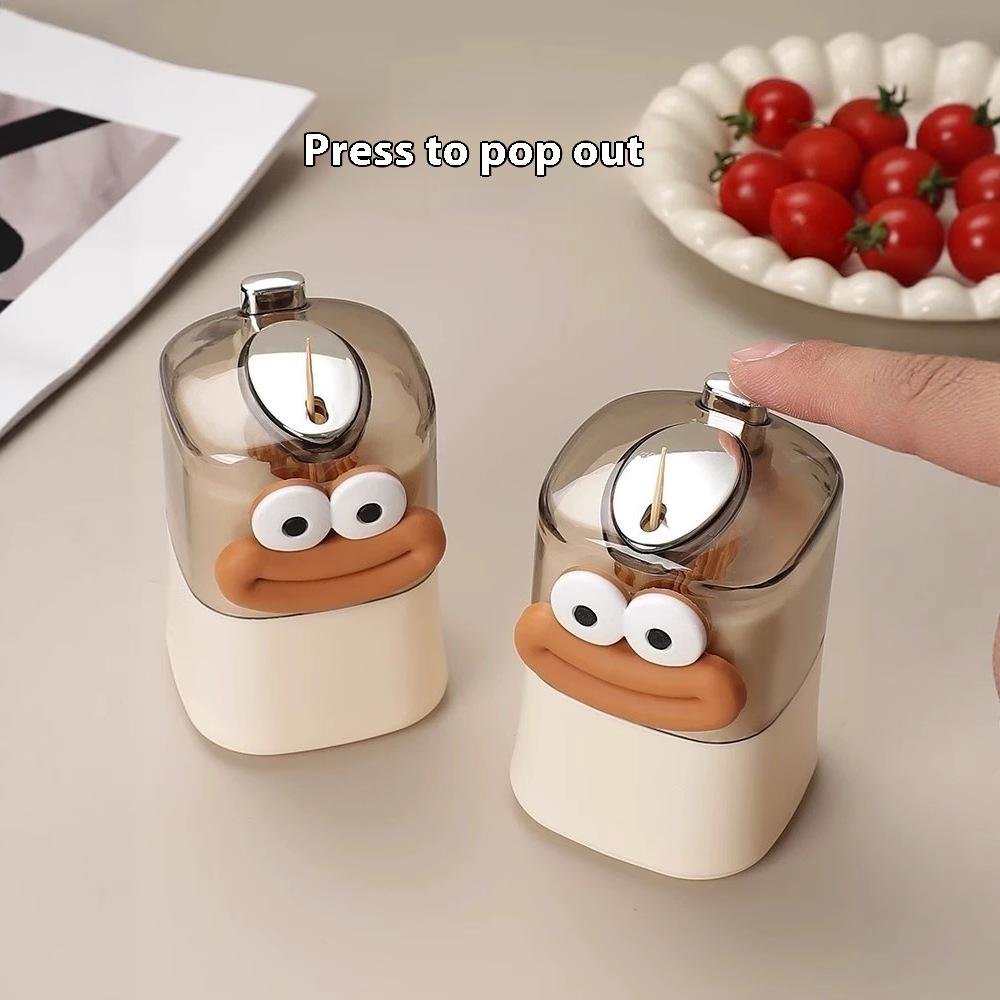 Compact And Stylish Toothpick Storage Box Automatic Pop Up Toothpick Box  Suitable For Home And Living Room