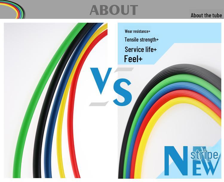 11-Piece Fitness Muscle Training Belt & Pull Rope Set