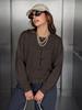 Retro Chinese Style Knit Cardigan for Women - Autumn/Winter 2026