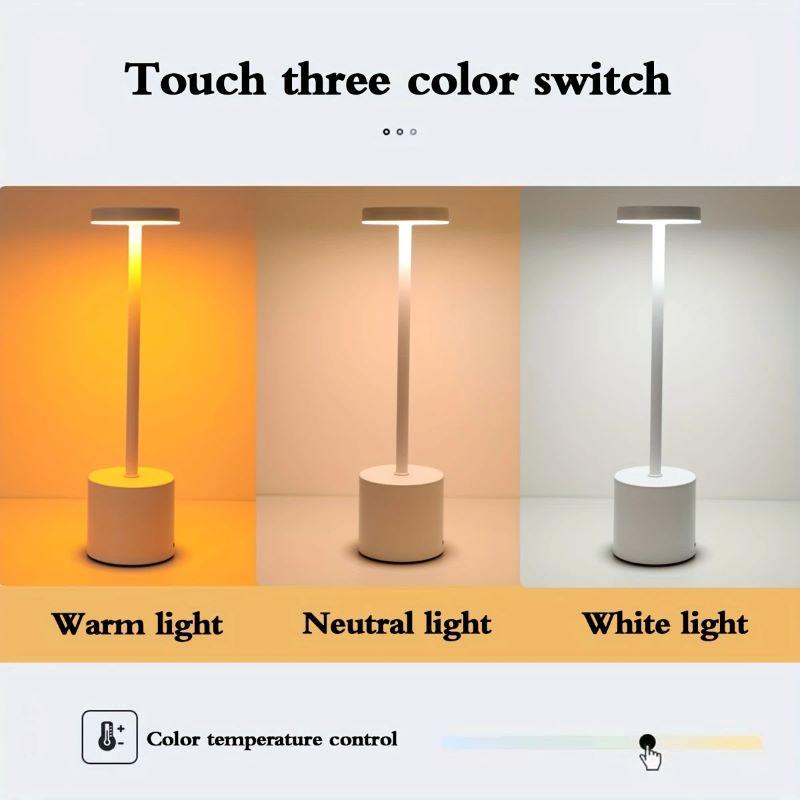 Office Decorative Lamp with Metal Brushed Texture USB Convenient Desk Lamp Suitable for Bedrooms Dining Rooms Living Rooms