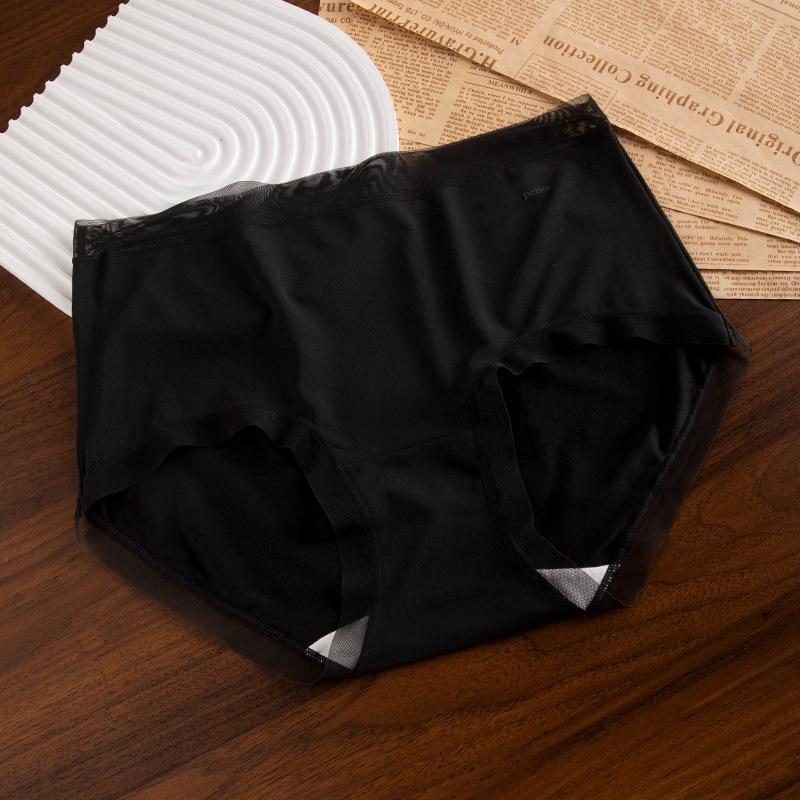 80s Modal Women's Mid-High Waist Seamless Antibacterial Briefs with Pure Cotton Crotch