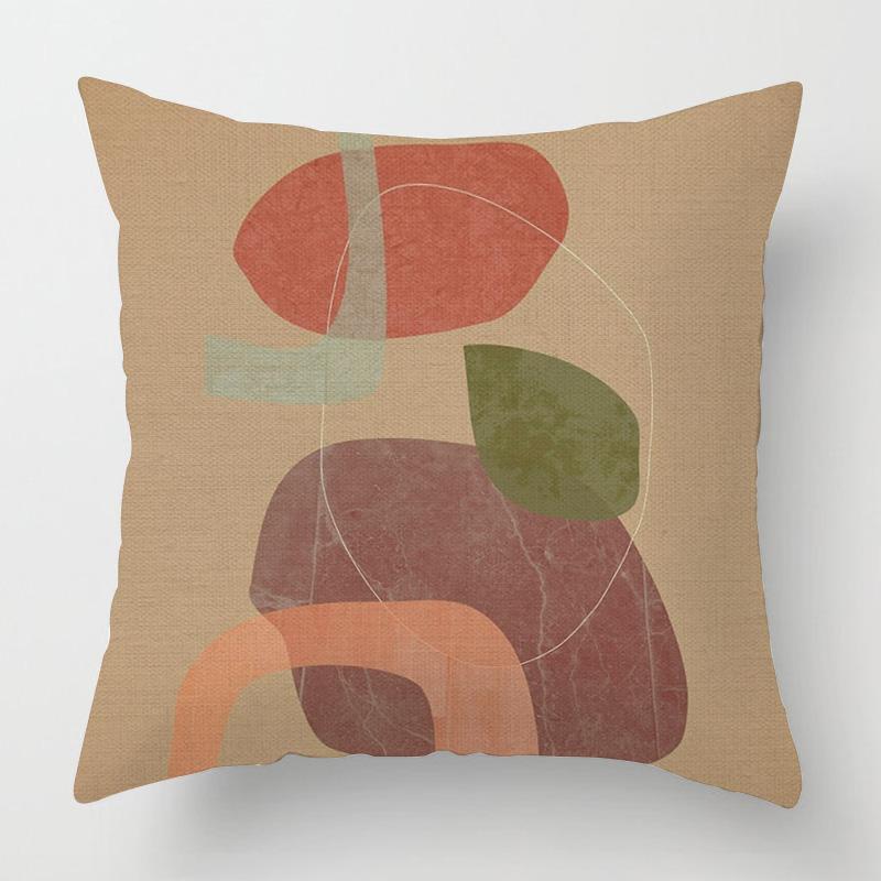 Abstract geometrische kussenhoes in Scandinavische stijl 50x50cm kleurecht machinewasbaar huisdecoraties kussenhoes 40x40cm