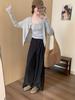 Gentle Style Vest & Cardigan Set - 2025 Spring/Autumn Sweet Slimming Knitwear