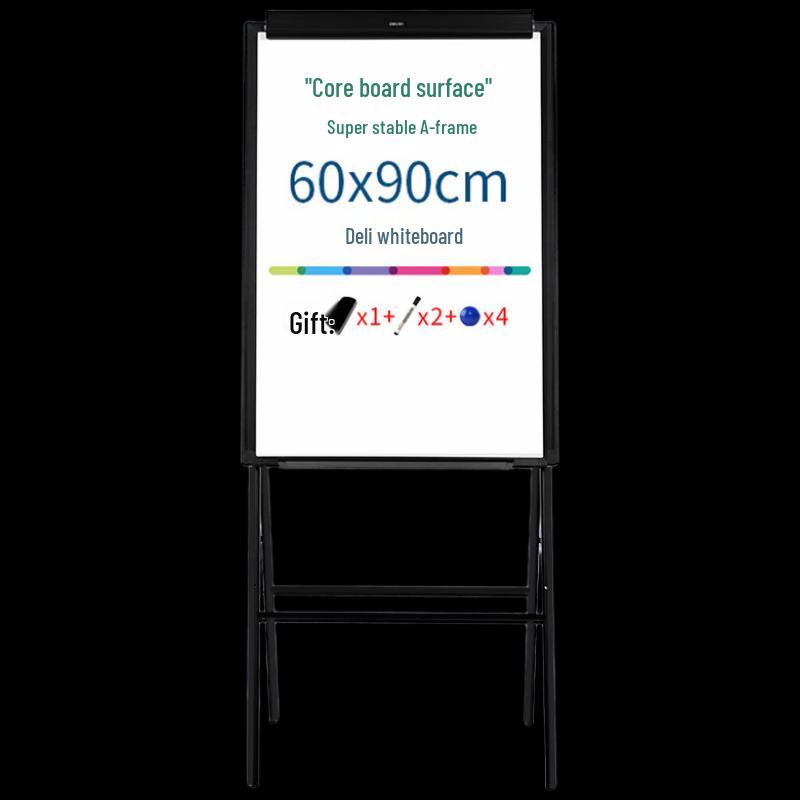 Deli A-Frame Magnetic Whiteboard Display Stand 60x90cm