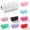 DIY Sequin Tulle Hair Bows Handmade Materials Fancy Color Romantic Decoration