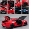 1/24 Mustang GT Viper Shelby GT500 Alloy Sports Car Model Diecasts Metal Racing Car Vehicles Model Sound and Light Kids Toy Gift