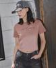 Ledeoli Vintage Slim Crop Top [Washed Black]