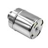 Space-Saving 304 Stainless Steel Kitchen Faucet with Shut-Off Valve for Hotels and More