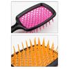 New Square Hollow Hair Comb Scalp Massager Simple Rib Hairbrush Demelant Brush Detangling Comb Fluffy Hairdressing Style Tool