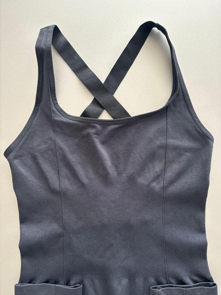 Quick-Dry Seamless Sleeveless Yoga Jumpsuit