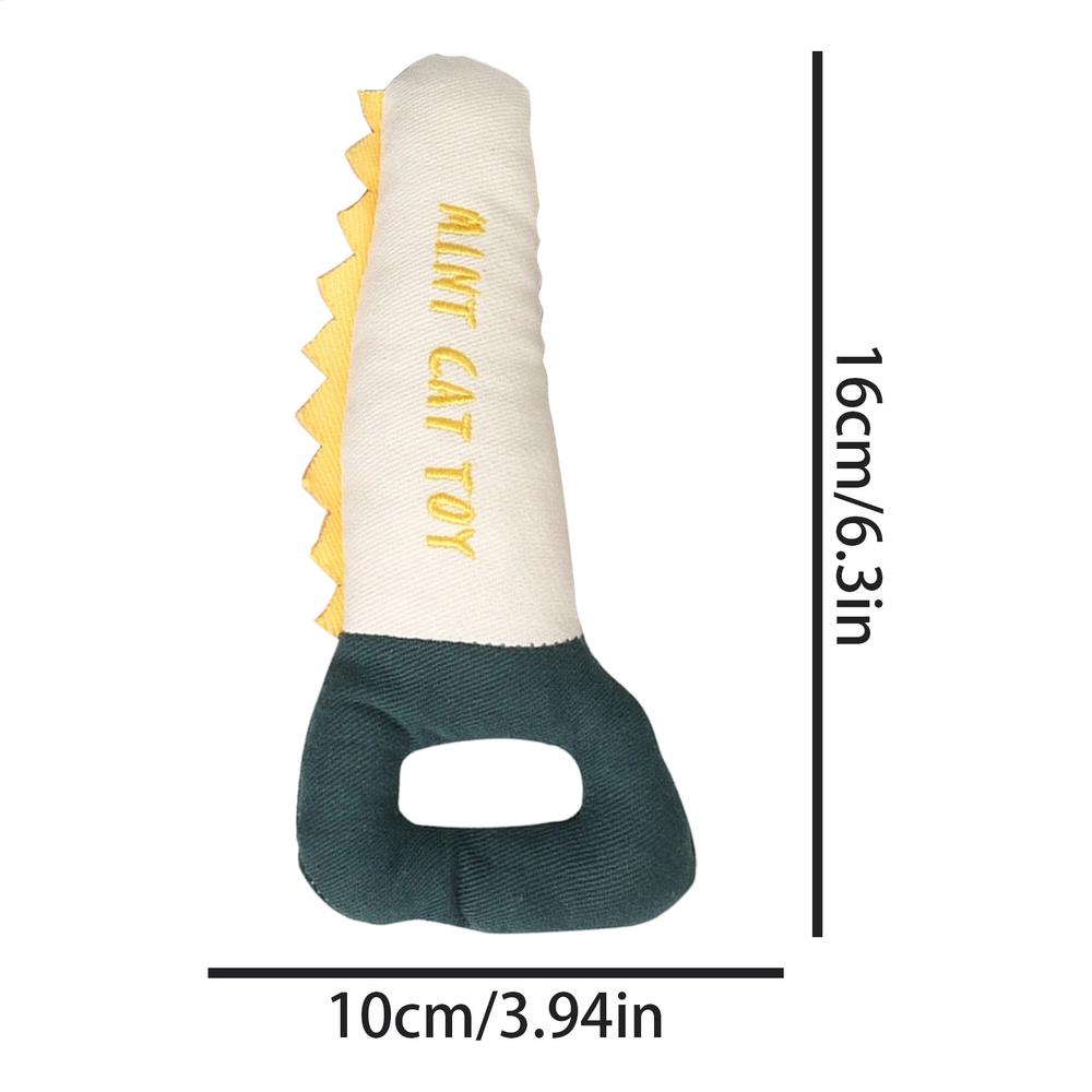 

Catnip Cat Toys Tool Shape Kitten Exercise Indoor Cat Teaser With Sound For Pet Parents Trainers Animal Lovers Apartment Home