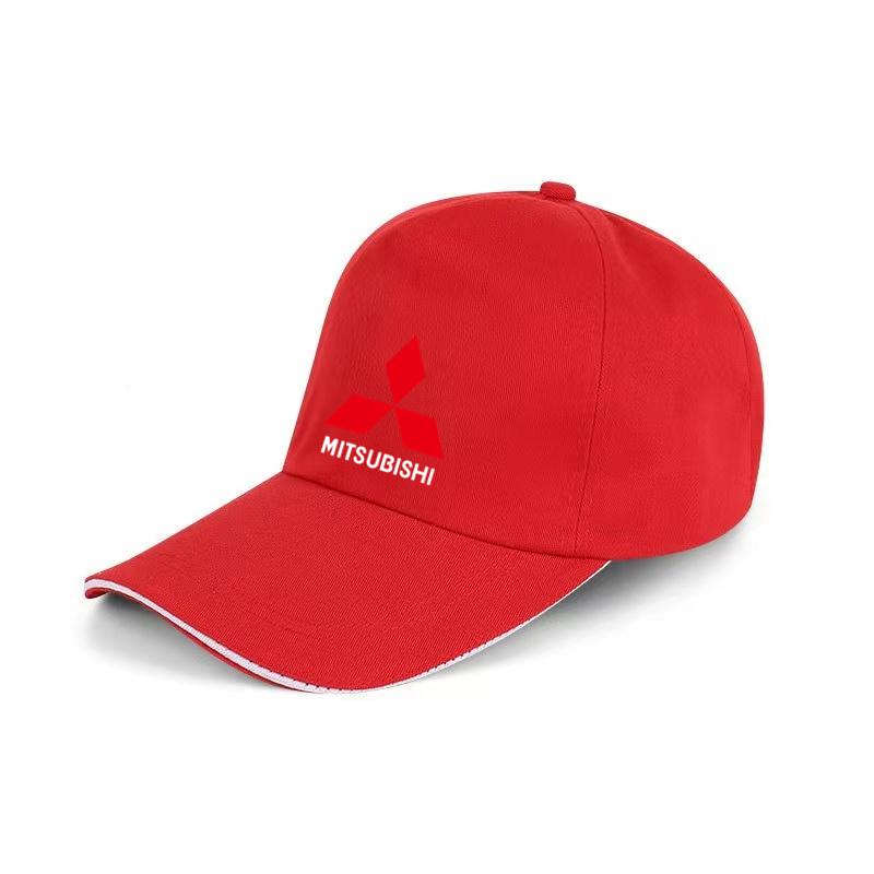 Mode Damen Herren Baseballkappen Weiblich Männlich Sportkappe Sonnenhut für Mitsubishi Lancer ASX Outlander Pajero Evolution Zubehör