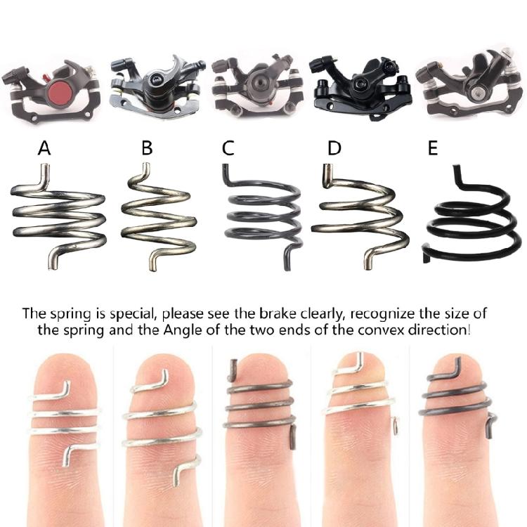 Steel Braking Return Spring Clip Mountain Bike Mechanical Disc Brakes Spring Replacement Braking Return Spring