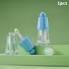 4-5ml Pusta tubka na błyszczyk z dużą główką pędzelka, DIY Plastikowy elegancki pojemnik na płynną pomadkę, Okrągła mini buteleczka na próbki błyszczyka