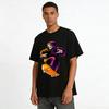 Cool Grim Reaper Skateboarding Skull Print Street Style Casual Tee Pure cotton T-shirt