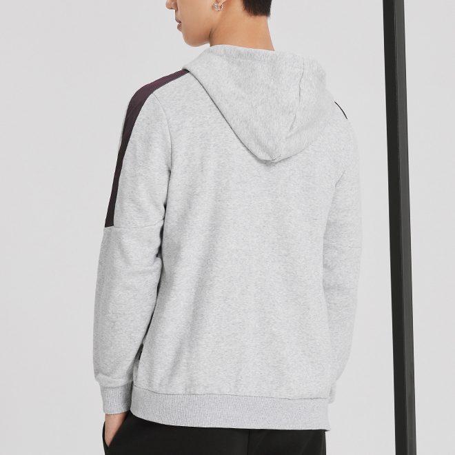 PUMA Jackets Men's Gray Hooded Moderate Other 848241-04