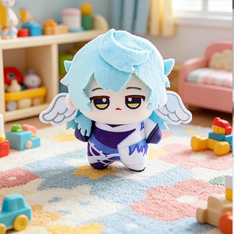 10cm Sunday Robin Plushie Toys Honkai Star Rail Sunday Plush Doll Keychain Decorative Pendant Collection Birthday Gift Companion