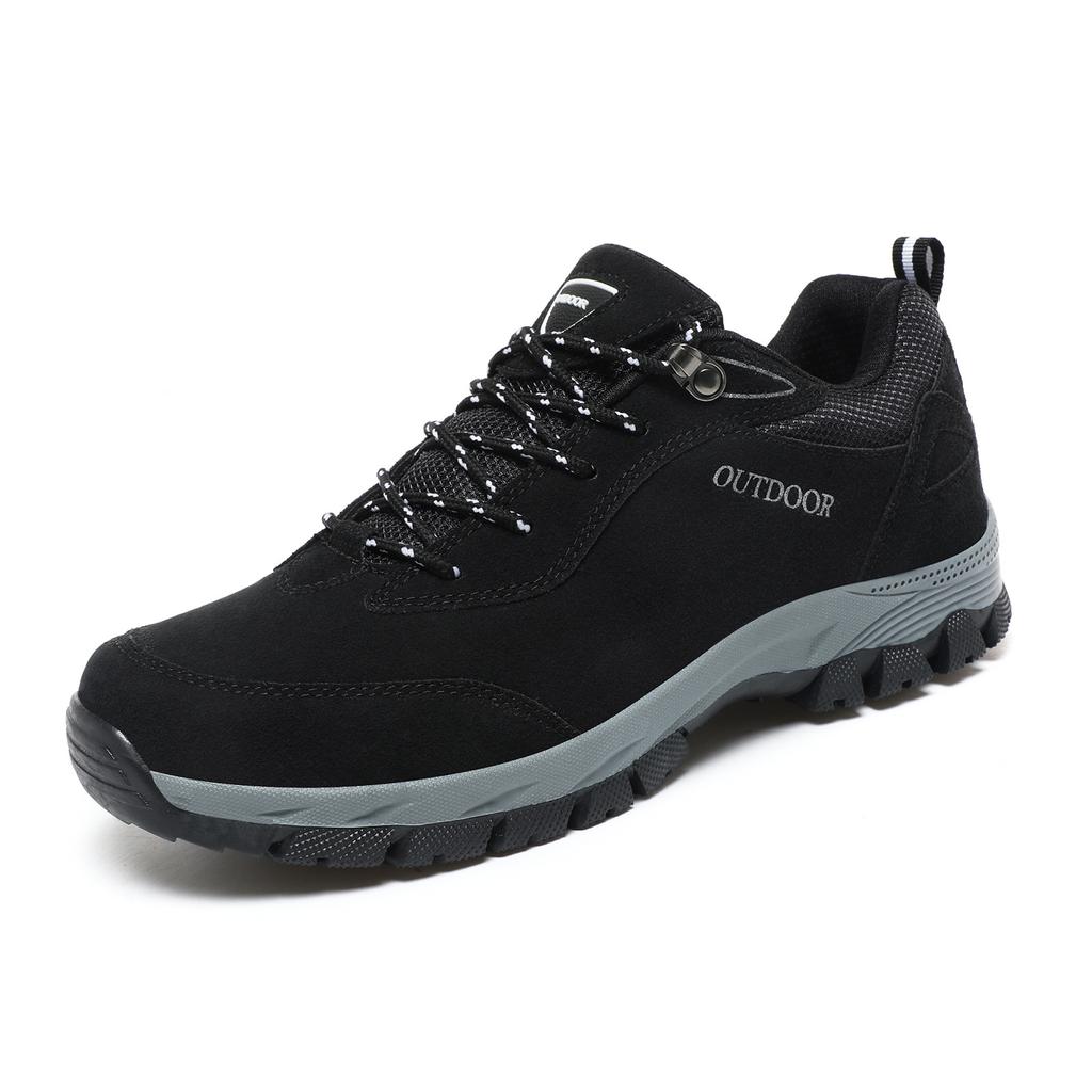 Winter Large Size Outdoor Men's Shoes Low Top Matte Mountaineering Shoes Comfortable Sports Walking Shoes