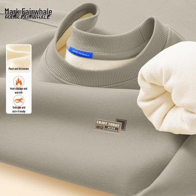 Mark Fairwhale Men's American Style Fleece-Lined Sweatshirt