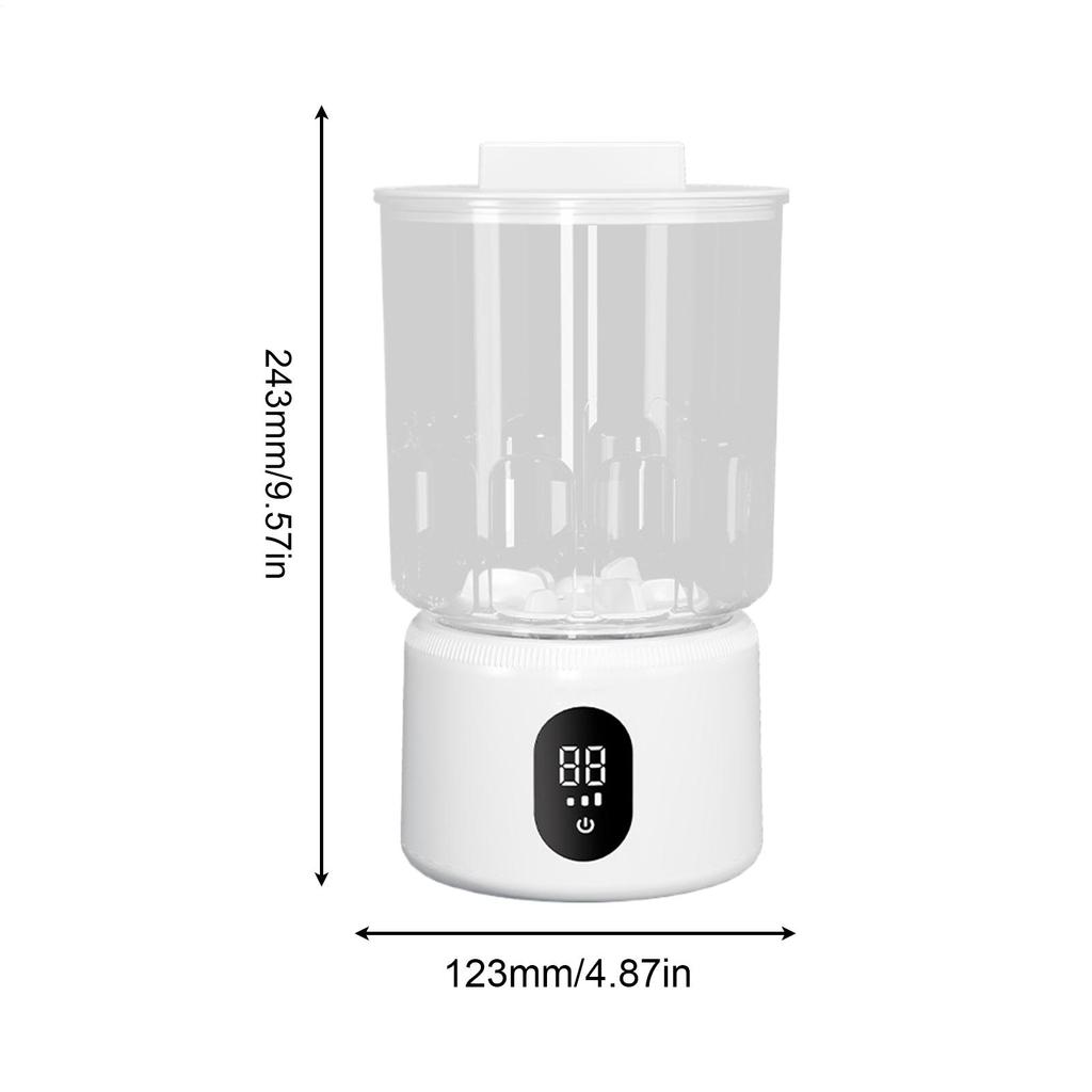 Underwear Washing Machine Rechargeable Panty Washer Cordless Travel Mini Washer for Delicate Fabrics Towels Socks Baby Clothes