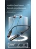 Bluetooth Neckband Headphones with Card Slot, Digital Display, Removable Battery, Universal Compatibility