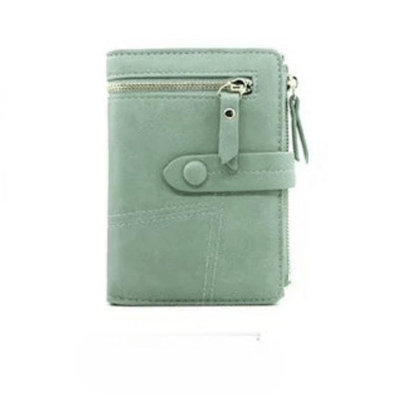 Wallet Small Fresh Zipper Buckle Folding Student Female Coin Purse
