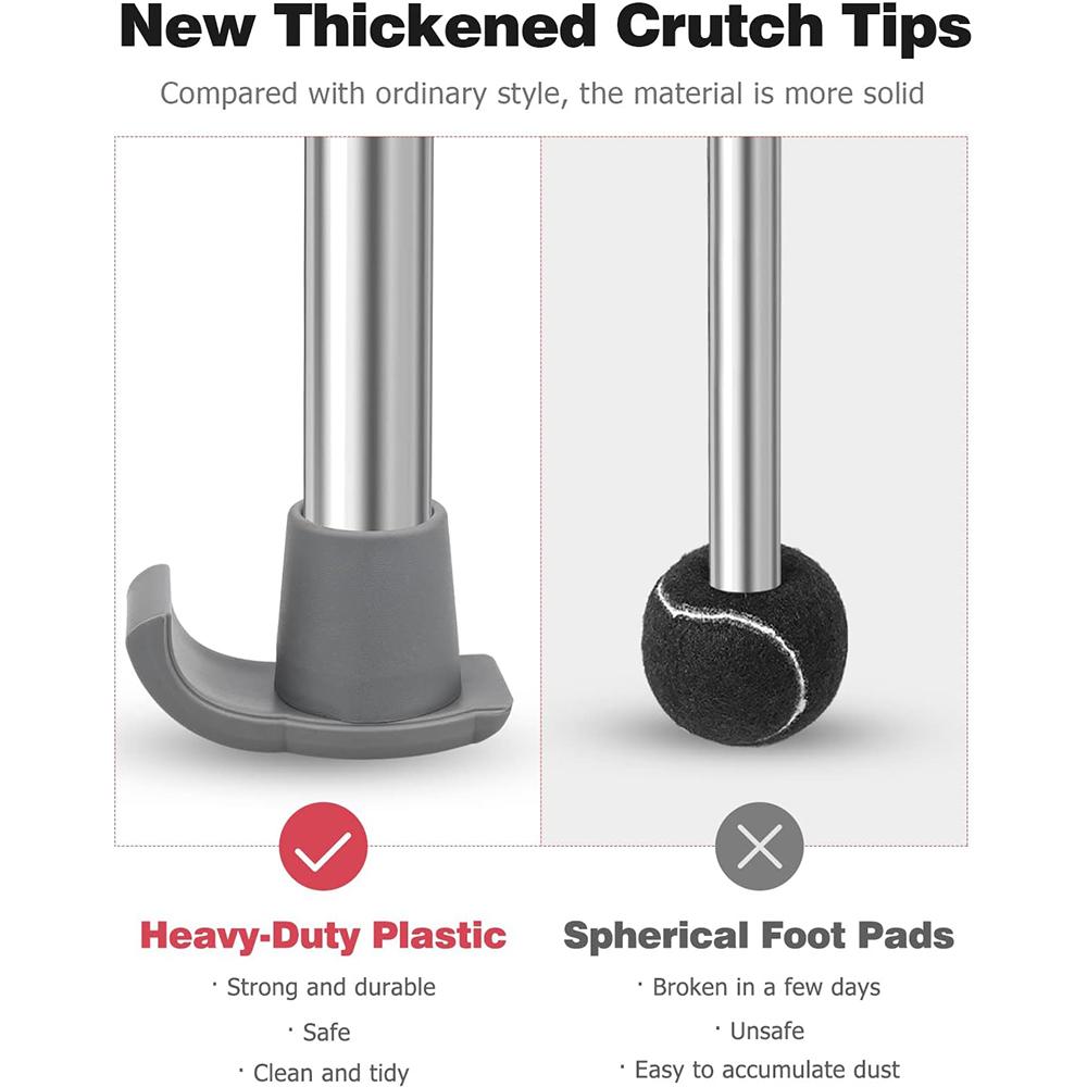 Walker Glide Skis Replacement Glide Caps Heavy Duty Walker Assist Accessories