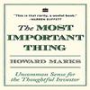 The Most Important Thing Paperback By Howard Marks Q10593