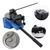 Manual Metal Scroll Bender Tool SBG-40 Flat Round Square Bar Bending 30x8mm Capacity with 2 Molds