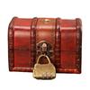 Wooden Jewelry Storage Box Decorative Jewelry Box Creative Treasure Chest  Room Props