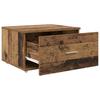 Drawer Cabinet with Wheels Reclaimed Wood Look 55 X 45 X 31 Cm