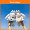 Tulip Knot Butterfly Flower Gauze Skirt Bunny Plush Doll With Cotton Filling