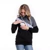 2025wish Long Sleeve Patchwork Multifunctional Nursing Jacket Sweatshirt