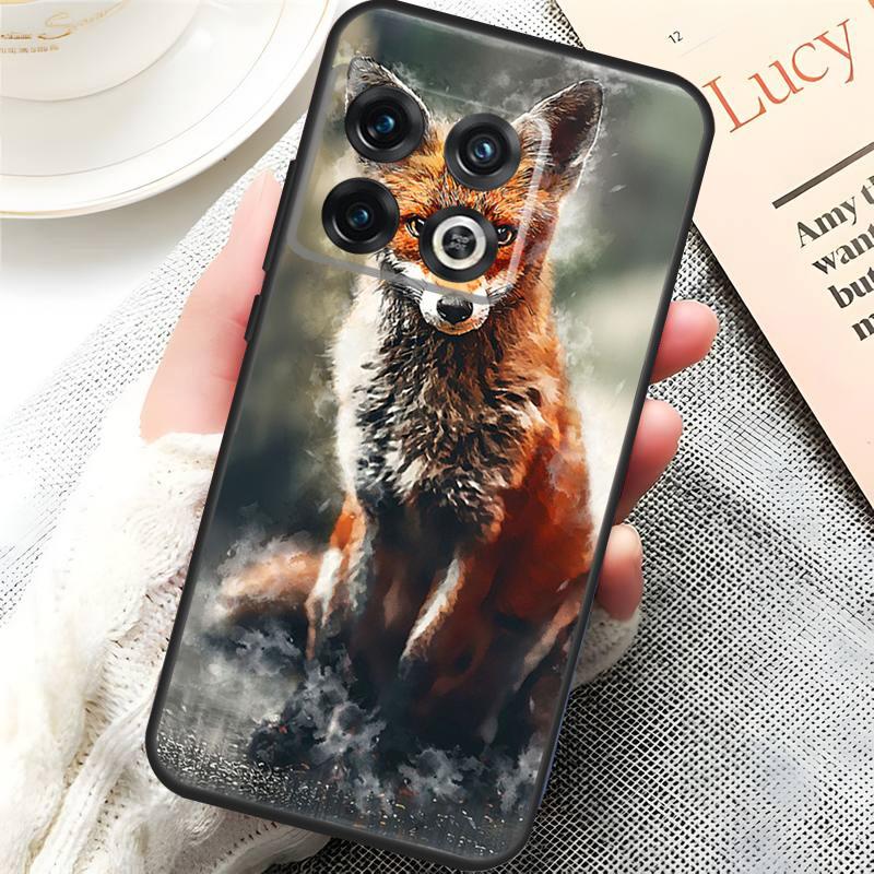 

Funny Red Fox Animal Cover For OnePlus 13R 15 13 13T 12 12R 10T 11 10 Pro OnePlus Nord 5 CE 3 4 Lite N20 N30 Case OnePlus 9Pro