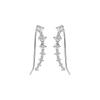 Banyan Tree S925 Silver Zircon Earrings - Elegant & Stylish Ear Hooks for Women
