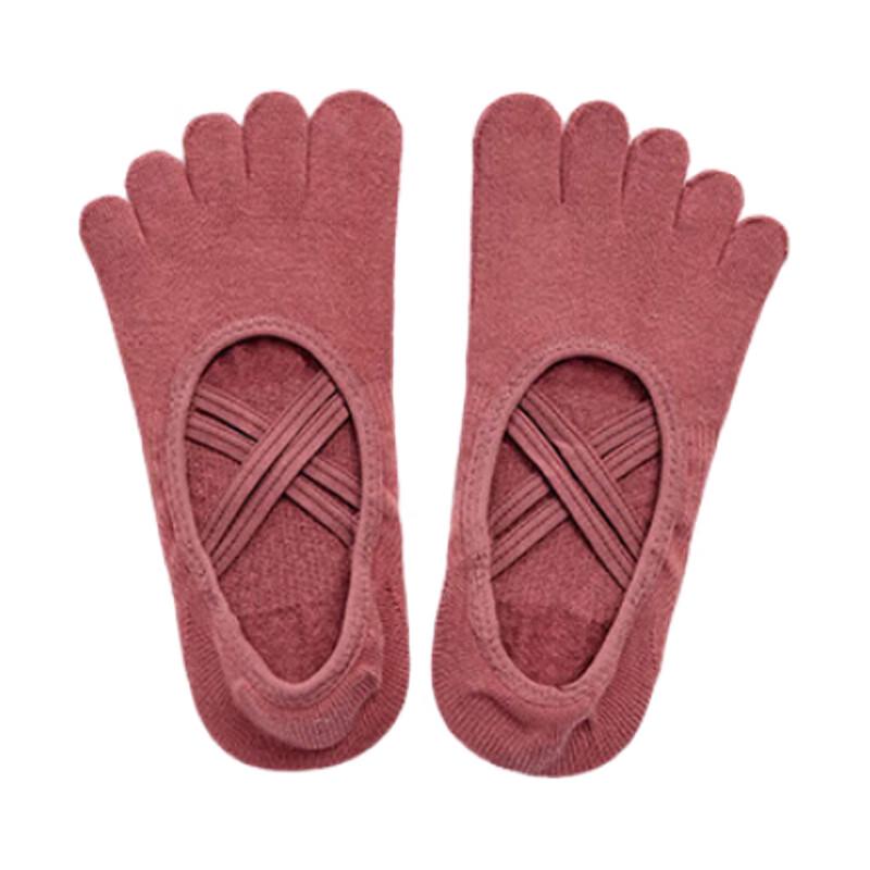 Yottoy Women s Anti-Slip Five-Toe Yoga Socks