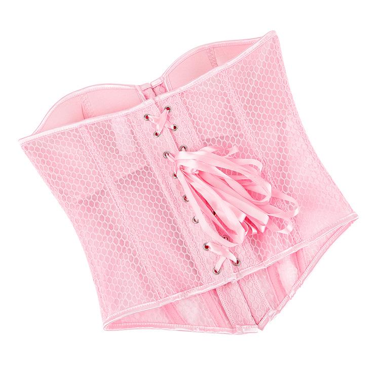 New Summer Breathable Mesh Shaping Court Top