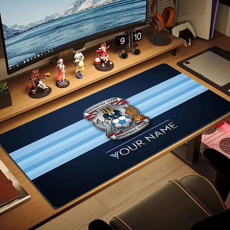 Coventry City Football Club Print Cushion Non-slip Laptop Tablet Big Mousepad XXL Mat Mini PC Playmat With Lock edge