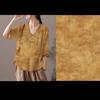 Chinese Style Floral Tencel Linen Fabric Lightweight Printed Cloth for Hanfu Cheongsam Dress Anti Mosquito Pants Garment Mater