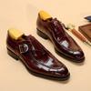 Retro Men's Dress Shoes Slip On Men's Casual Loafers Brand  Business Formal Shoes for Men 2025 Spring New