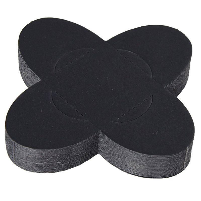 День святого Валентина Шоколад Бумага Оригами Цветочный поднос Бумажный блокнот Креативный блокнот Бумажный поднос 20pcs чёрный