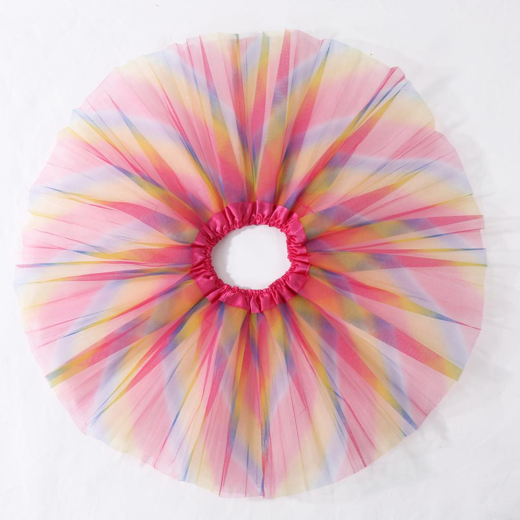 Dětská sukně, kojenecké, 5vrstvé tylové šaty pro holčičky a batolata