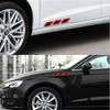 6 Stück/Set Reflektierende Autoaufkleber Kratzfest Sicherheitswarnaufkleber für Motorrad LKW Auto Motor Außen Dekorative Zubehörteile