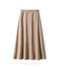 Petite Women's High Waist Woolen Mid-Length Umbrella Skirt, New A-Line Draping Style for Autumn/Winter 2026, Slimming Fit.