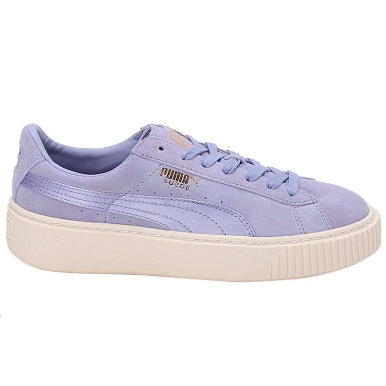 Puma Suede Platform Mono Satin - Sweet Lavender Men Sneakers Purple Whisper-White 365828-01