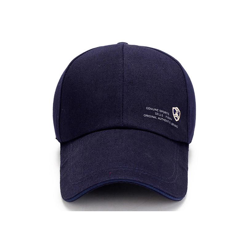 Spring and Autumn Market Drive DNU Goods Baseball Cap Men's Extended Brim Sun Hat Sandwich Canvas Outdoor Hat